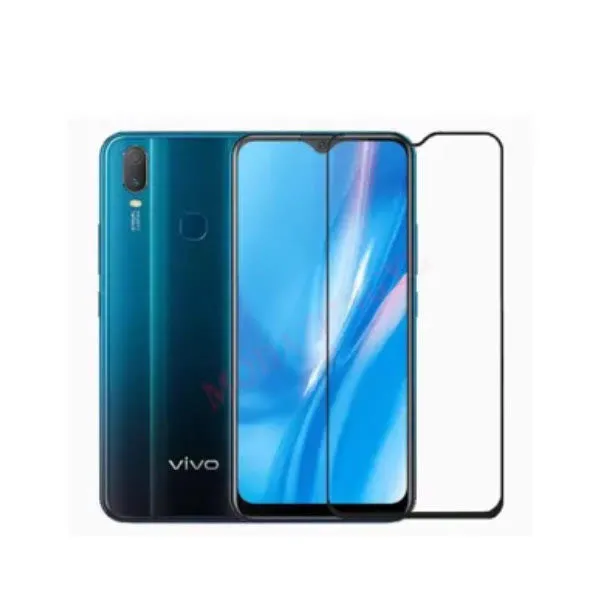 Other / Generic Vivo Y11 Full Glue Tempered Glass Screen Protector