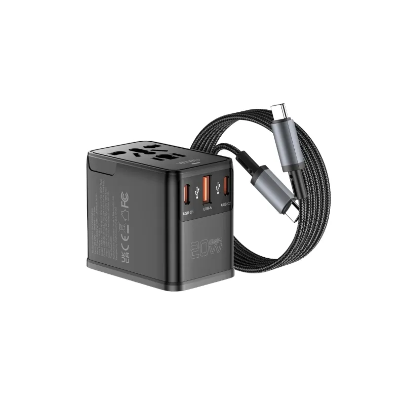 WiWU WI-UA013 20W GaN Universal Plug Adapter