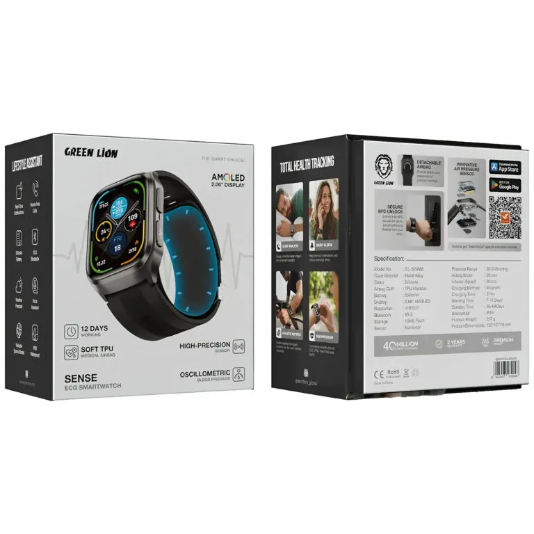 Green Lion Sense ECG Smart Watch GL-SWA65 — photo 5