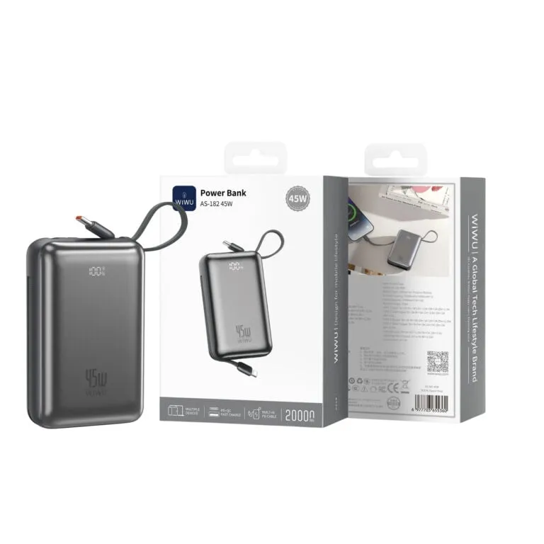 WiWU AS-182 45W 20000mAh Power Bank — photo 5