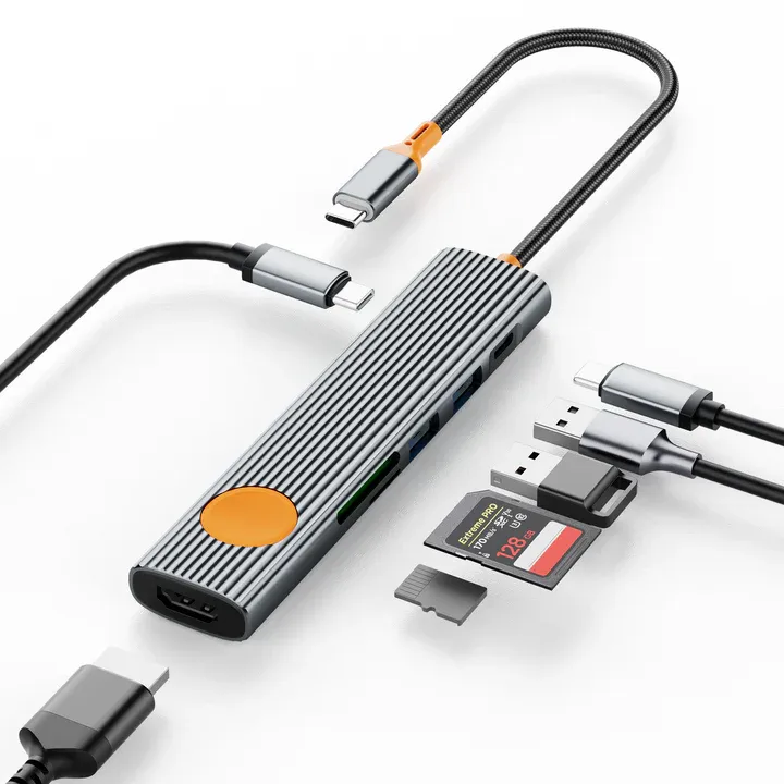 WiWU WI-HB007 7-in-1 USB-C Hub — photo 3