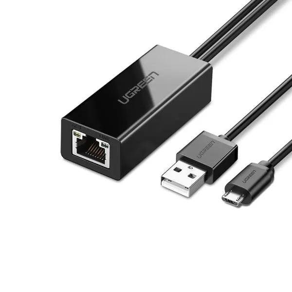 Ugreen 30985 Micro USB To 100mbps Ethernet Adapter