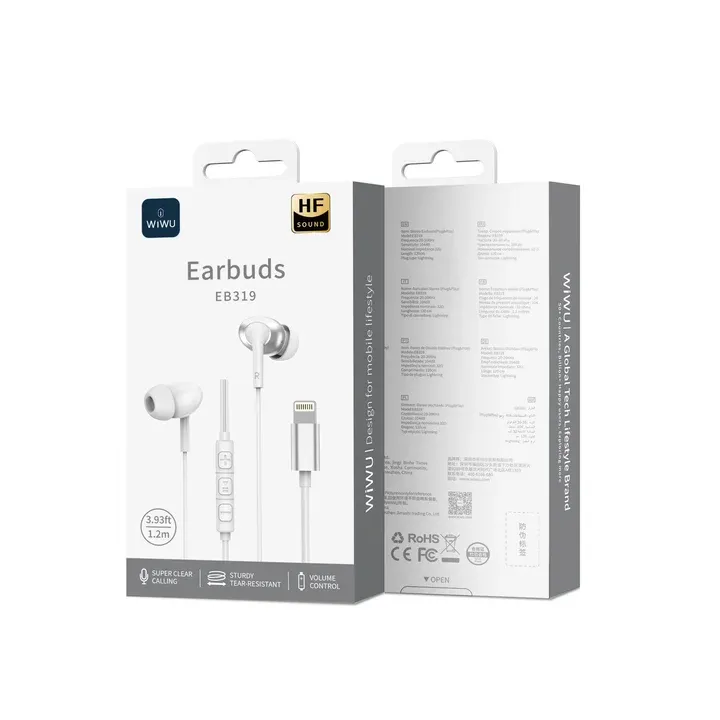 WiWU EB319 Lightning Wired Earphones — photo 3