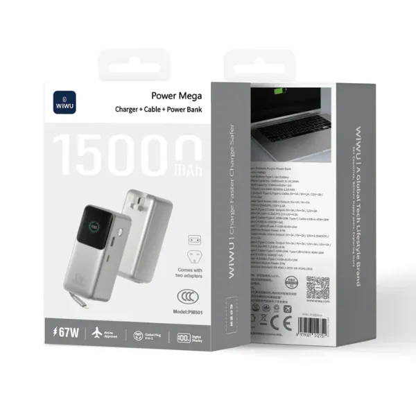WiWU PM501 67W 15000 Power Bank — photo 4