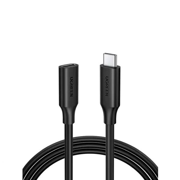 Ugreen 10387 USB C Male To Female Gen 2 Extension Cable – 1m