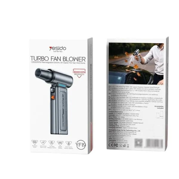 Yesido YF19 Turbo Fan Blower — photo 2