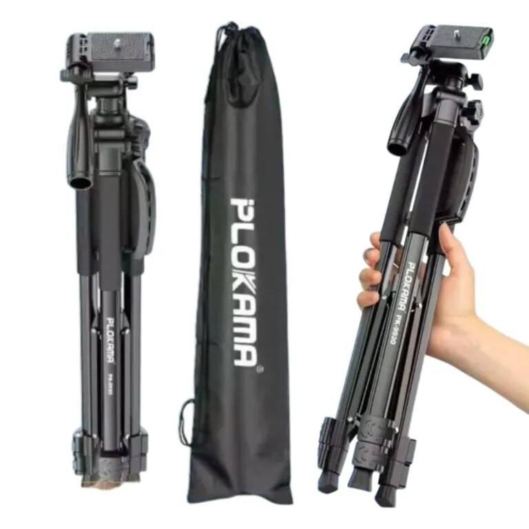 Plokama PK-9930 Tripod – 150cm Professional Stand for Cameras & Camcorders, Mobile Phones — photo 2