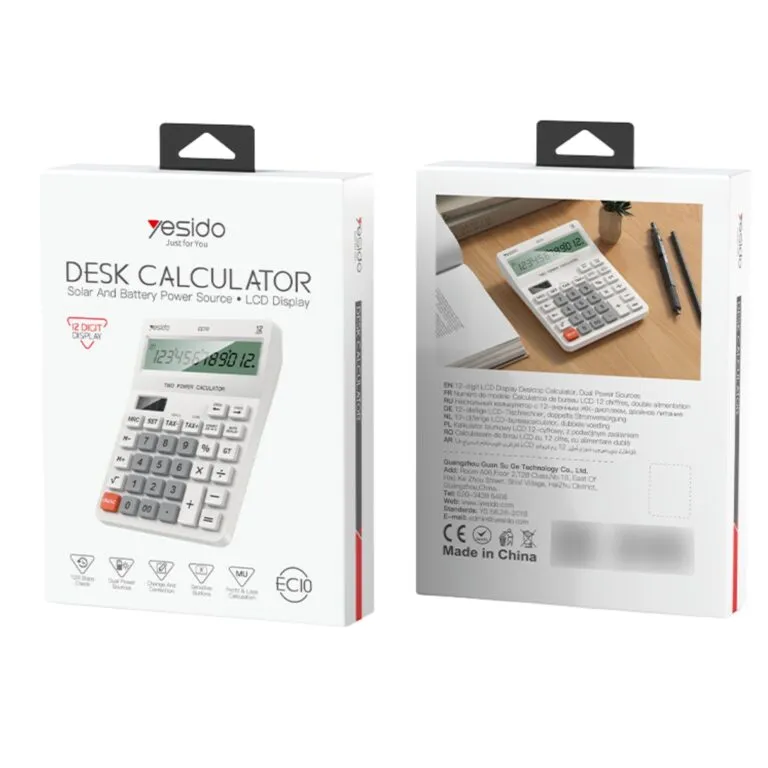 Yesido EC10 Desk Calculator — photo 3